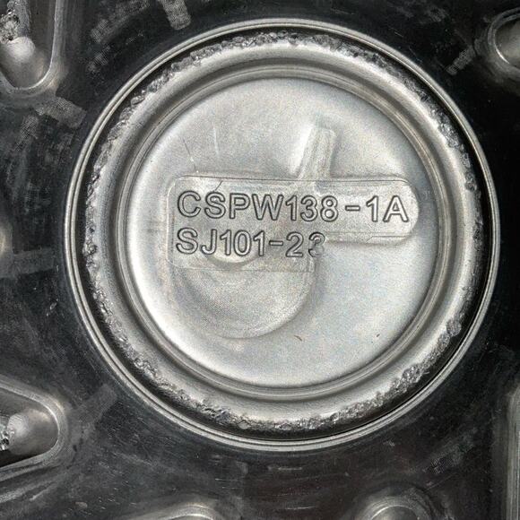 Phino Wheels Silver / Gloss Black Custom Wheel Center Cap # CSPW138-1A (1) - Picture 4 of 5